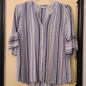 Westport 3/4-sleeve Button-down Blouse